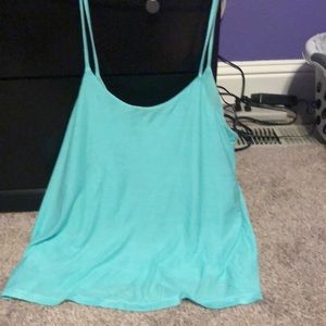 Mint green tank top
